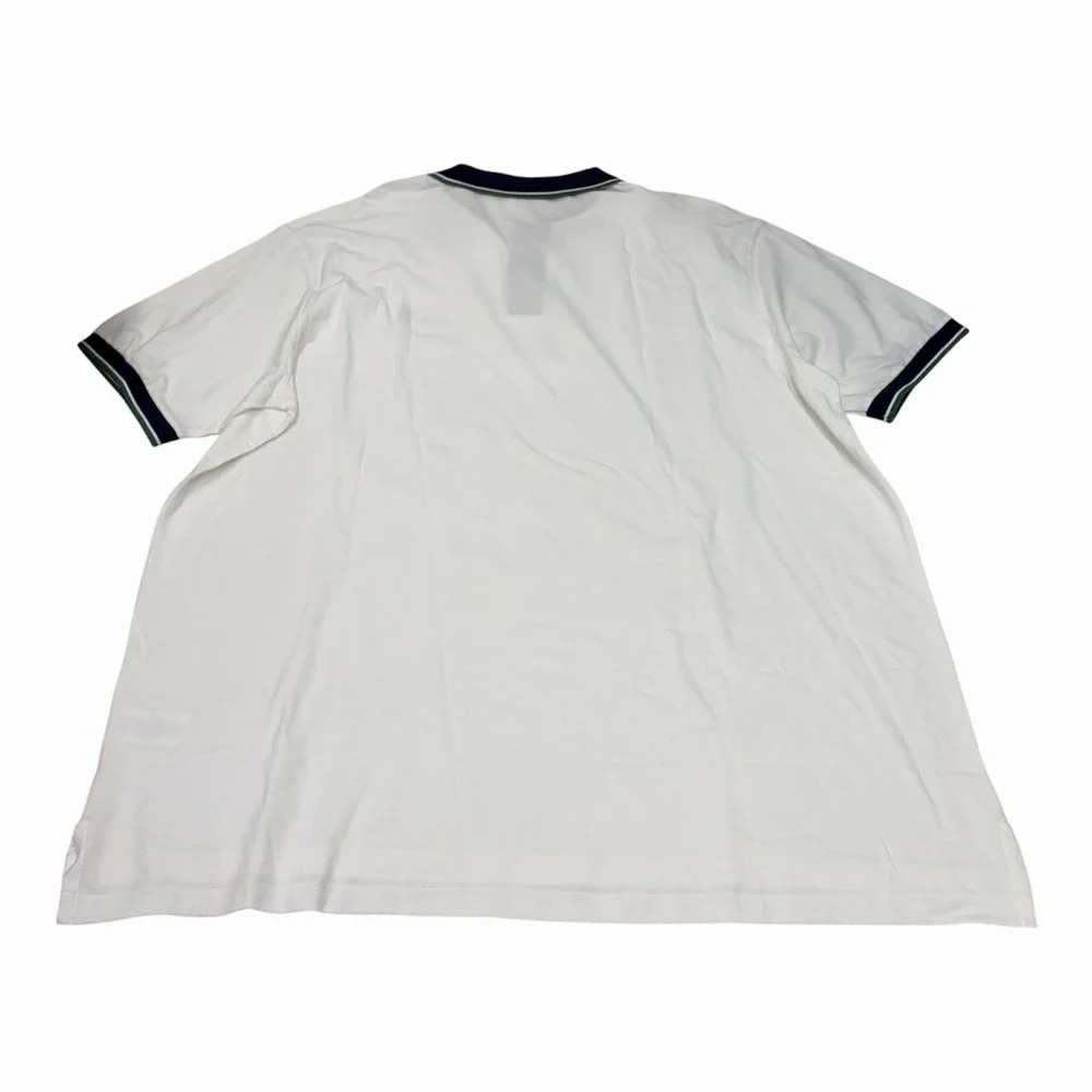 Polo Ralph Lauren White Mesh Short Sleeve Polo Shirt Men's Size 4XLT NEW